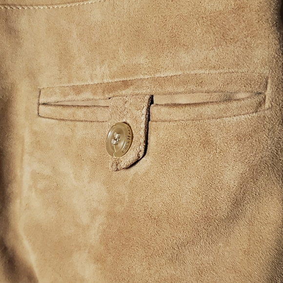 Cole Haan Country Suede Zippered Jacket Size S - Picture 6 of 13